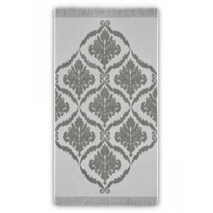 Полотенце махровое «Heritage», цвет: grey - серый (76х142 см; жаккардовая махра: 100% длинноволокнистый турецкий хлопок)