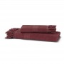 Полотенце махровое «Meyzer Tassels», цвет: desert rose - светлый бордо (100х150 см; махра: 100% хлопок)