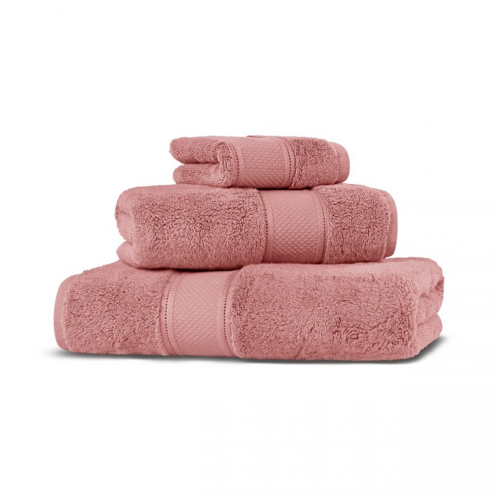 Полотенце махровое «Mineral», цвет: powder - пыльно-розовый (30x40 см; махра: 70% хлопок, 30% тенсель)