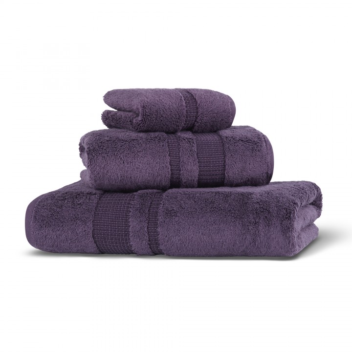 Полотенце махровое «Pera», цвет: violet - фиолетовый (30х40 см; махра: 100% гидрохлопок)