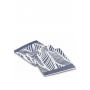 Полотенце пляжное «Fraser», цвет: white/navy - белый/синий (100х180 см; махра, 100% турецкий длинноволокнистый хлопок)