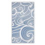 Полотенце пляжное «Sea Serf», цвет: white/blue - белый/голубой (100х180 см; махра, 100% хлопок)