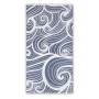Полотенце пляжное «Sea Serf», цвет: white/navy - белый/синий (100х180 см; махра, 100% хлопок)