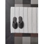 Тапочки вафельные закрытые «Calamus», цвет: dark grey - темно-серый (размер 38-39; 70% хлопок, 30% бамбук)