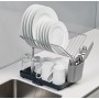Сушилка для посуды «Y-rack», цвет: серый (29х29х32 см)