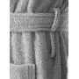 Халат махровый «Leon», цвет: серый (размер 3XL; махра: 100% хлопок)