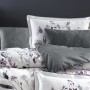 Постельное белье «Delcina Grey» (евро; сатин: 100% хлопок)