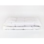 Одеяло пуховое стеганое облегченное «Sleepwell Comfort» (150х200 см; наполнитель: 90% белый гусиный пух, 10% мелкое перо; чехол: твил, 100% египетский хлопок)