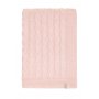 Плед вязаный хлопковый «Imperio №22» (цвет: розовый; 130х170 см; 100% хлопок)