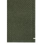 Плед вязаный хлопковый «Lux №62», цвет: хвойный зеленый (150х200 см; 100% хлопок)
