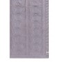 Плед вязаный хлопковый «Lux №64», цвет: цветущая лаванда (150х200 см; 100% хлопок)