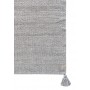 Плед вязаный хлопковый «Lux №65», цвет: серый меланж (150х200 см; 100% хлопок)