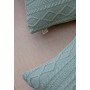 Декоративная наволочка «Lux №67», цвет: серо-зеленый (40х40 см; 100% хлопок)