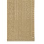 Плед вязаный хлопковый «Lux №67», цвет: золотой песок (150х200 см; 100% хлопок)