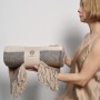 Плед шерстяной «Murosha», цвет: мультиколор (150х200 см; 50% шерсть альпака, 50% шерсть овечья)