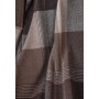 Плед шерстяной «Story», цвет: бежевый/серый/коричневый (140х200 см; 100% шерсть)
