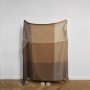 Плед шерстяной «Woolen», цвет: бежево-коричневый (150х200 см; 100% шерсть)