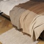 Плед шерстяной «Woolen», цвет: бежево-коричневый (150х200 см; 100% шерсть)