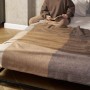 Плед шерстяной «Woolen», цвет: бежево-коричневый (150х200 см; 100% шерсть)