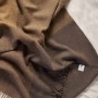 Плед шерстяной «Woolen», цвет: бежево-коричневый (150х200 см; 100% шерсть)