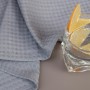 Комплект кухонных полотенец «Happy to cook», цвет: серый (размеры: 50x70 см - 2 шт.; вафельная ткань: 100% хлопок)