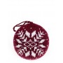 Декоративный шар «Norway», цвет: бордо/белый (one size; 50% шерсть, 50% акрил / 100% пенопласт)