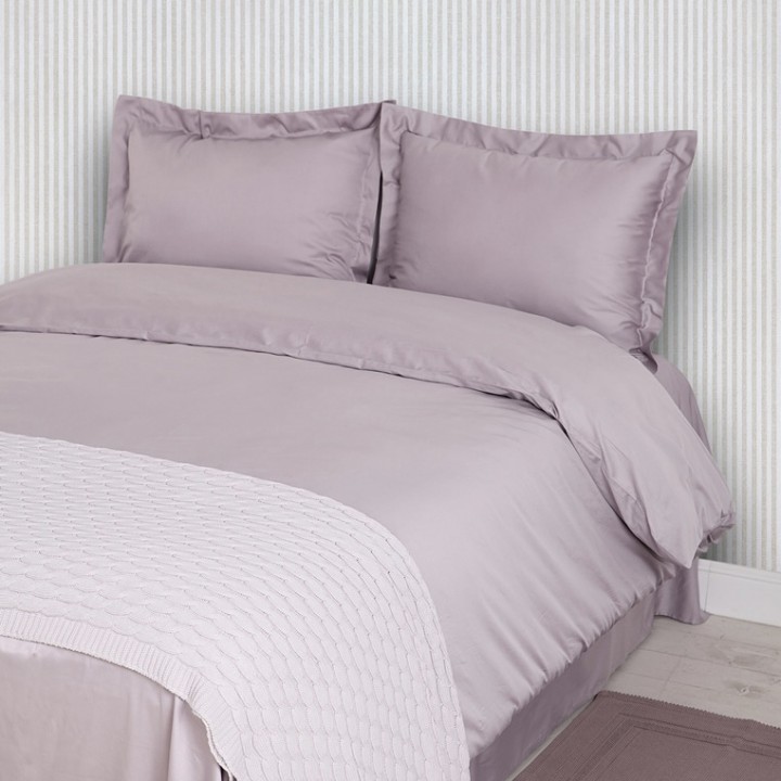 Постельное белье «Daily Bedding», цвет: лавандовый (1,5 - спальный; сатин: 100% хлопок)