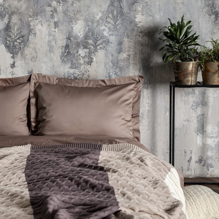 Постельное белье «Daily Bedding», цвет: молочный шоколад (1,5 - спальный; сатин: 100% хлопок)