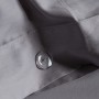 Постельное белье «Daily Bedding», цвет: стальной (евро; сатин: 100% хлопок)