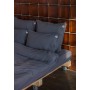 Комплект постельного белья «Лён и Хлопок», цвет: графитовый (1,5 - спальный; 70% хлопок, 30% лен)