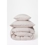 Комплект постельного белья «Лён и Хлопок», цвет: натуральный (евро; 70% хлопок, 30% лен)