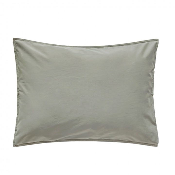 Наволочка «Soft Silk Sateen», цвет: оливковый (50х70 см; софт-сатин: 100% хлопок)