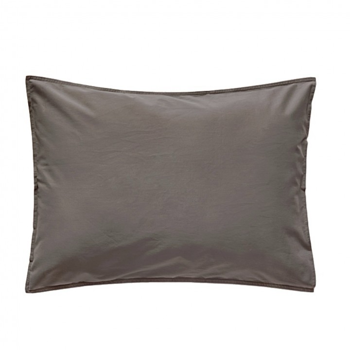 Наволочка «Soft Silk Sateen», цвет: умбра (50х70 см; софт-сатин: 100% хлопок)
