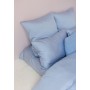 Комплект постельного белья «Тенсель», цвет: лазурный (евро; сатин: 100% тенсель)