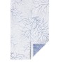 Декоративная наволочка «Coral» (47х47 см; цвет: белый/голубой; 100% хлопок)