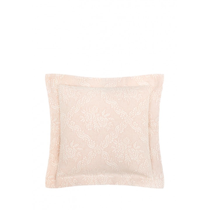 Декоративная наволочка «Ilia» (цвет: розовый; 47х47 см; 100% хлопок)