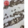 Декоративная наволочка «Tiramisu» (цвет: молочный/кофейный; 47х47 см; 100% хлопок)