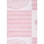 Комплект детских пледов «Lux №2287»  (цвет: розовый/белый, 75х100 см - 2 шт.)