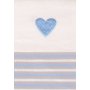 Комплект постельного белья в колыбель «Трикотаж» (цвет: голубой/экрю, трикотаж-джерси)