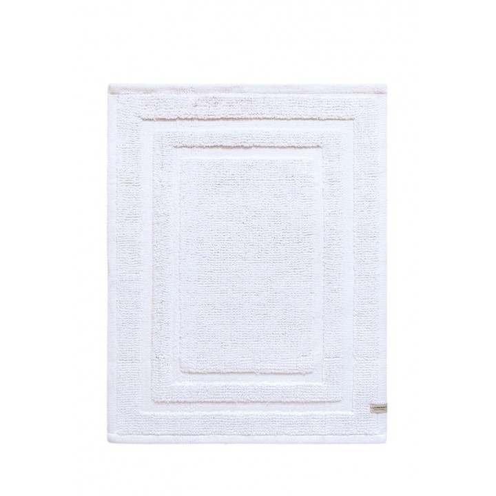 Коврик «Bath №1», цвет: белый (70х120 см; 90% хлопок, 10% полиэстер) 