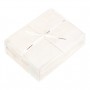 Комплект махровых полотенец «Basic», цвет: белый (размеры: 30x50 см (1), 50х100 см (1), 70х140 см (1); махра: 100% хлопок)