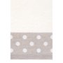Полотенце махровое «Pretty Dots», цвет: белый/натуральный (50x100 см; махра: 100% хлопок)