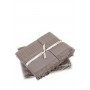Полотенце махровое «Simple», цвет: шоколад (70x140 см; гладкотканая/махра: 100% хлопок)