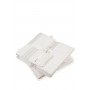 Комплект махровых полотенец «SPA №1», цвет: белый/льняной (размеры: 30х50 см (1), 50х100 см (1), 70х140 см (1); гладкотканая/махра: 97% хлопок, 3% лен)