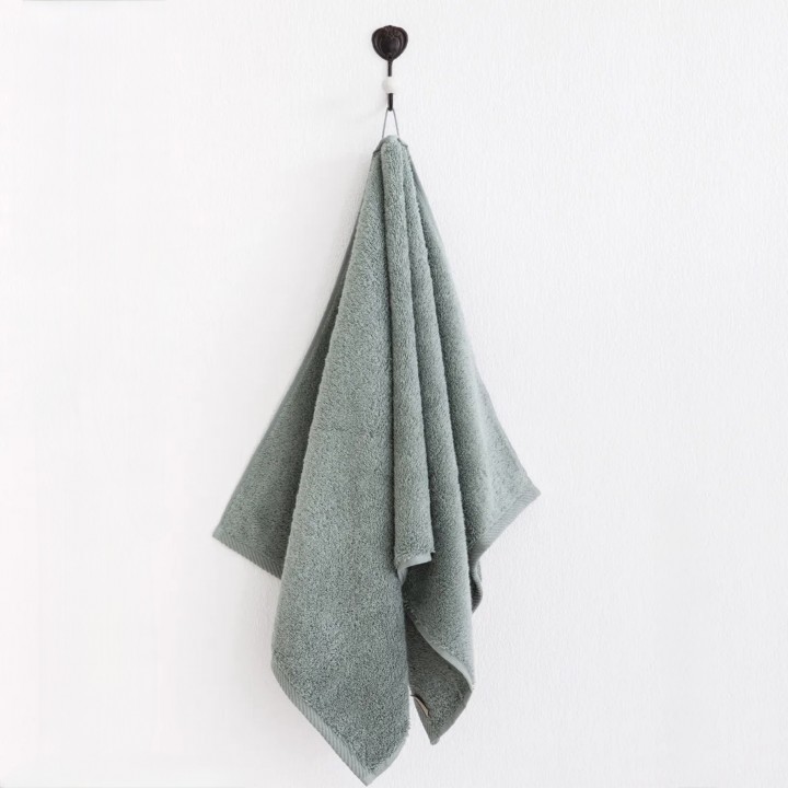 Полотенце махровое «Teddy», цвет: голубая ель (50x100 см; махра: 100% микрокоттон)