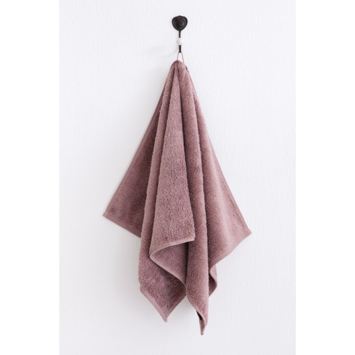 Полотенце махровое «Teddy», цвет: сливовый джем (30x50 см; махра: 100% микрокоттон)