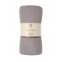 Полотенце вафельное «Yoga», цвет: серая галька (50х70 см; вафельная ткань: 50% лен, 50% хлопок)