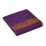Плед шерстяной «Arequipa New №7012», цвет: фиолетовый/оранжевый (130х180 см; 100% шерсть мериноса)
