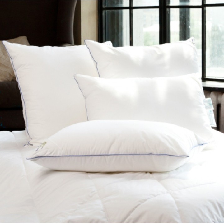 Подушка средняя «Лаванда антистресс» (50х68 см; наполнитель: 100% бамбуковое волокно; чехол: сатин, 100% хлопок)