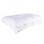 Одеяло пуховое кассетное теплое «Воздушный вальс» (200х220 см; наполнитель: 100% белый гусиный пух; чехол: сатин, 100% хлопок)